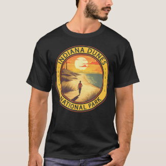 Camiseta Ilustración de Indiana Dunes National Park Viaje