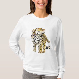 Camiseta Ilustracion de Jaguar con la cabeza en perfil