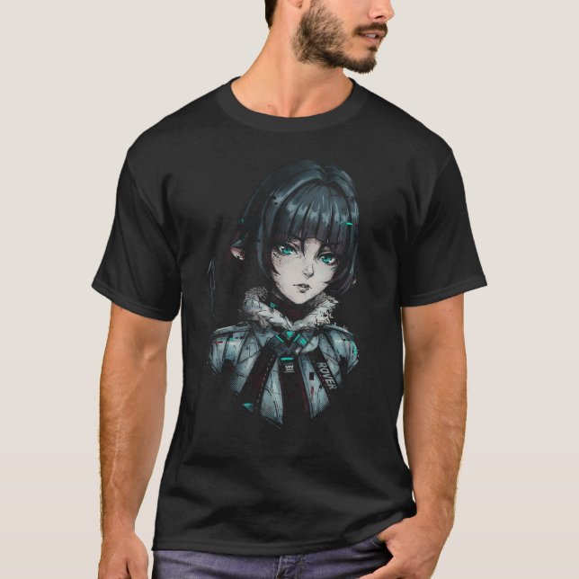Camiseta Ilustración de Jane Doe ZZZ Anime (Anverso)