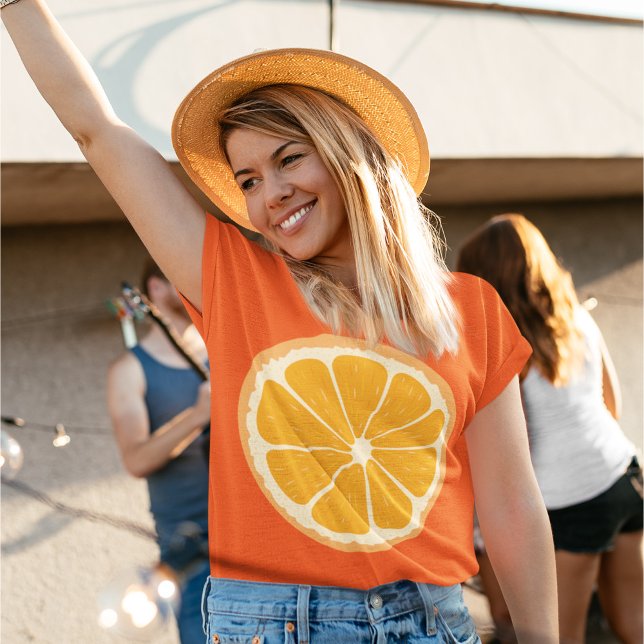 Camiseta Ilustracion de jugo de limón Naranja fresco y jugo (Subido por el creador)