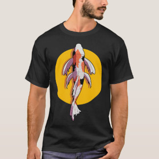 Camiseta Ilustración de koi de dibujos animados