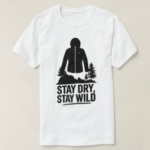 Camiseta Ilustracion de la Chaqueta de la Aventura al Aire 