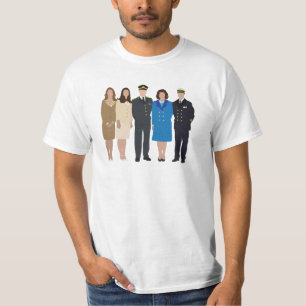 Camiseta Ilustración de la familia real sin rostro