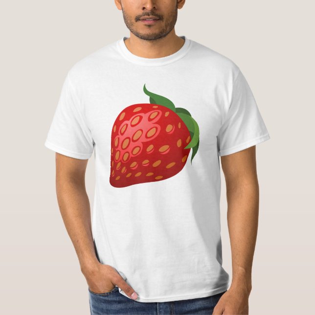 Camiseta Ilustracion de la fresa (Anverso)