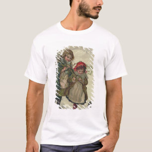 Camiseta Ilustracion de la hada del árbol de navidad, pub.