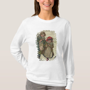 Camiseta Ilustracion de la hada del árbol de navidad, pub.