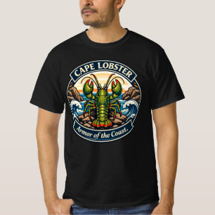 Camiseta Ilustración de la langosta del Cabo de la costa