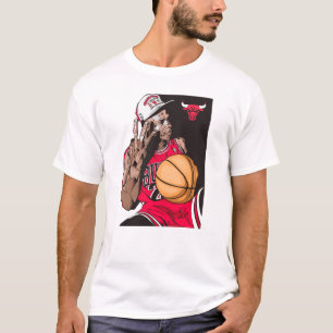Camiseta Ilustración de la leyenda del baloncesto de los Ch