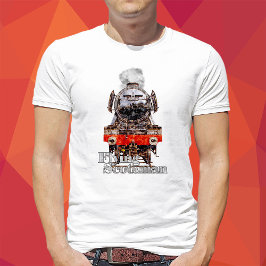 Camiseta Ilustración de la locomotora de vapor Flying Scots