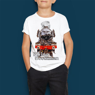 Camiseta Ilustración de la locomotora de vapor Flying Scots