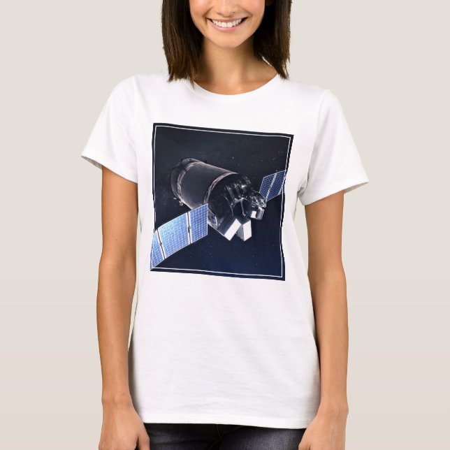 Camiseta Ilustracion De La nave Dragon Xl. (Anverso)