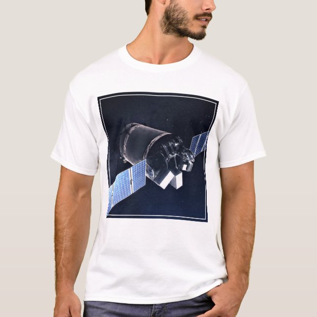 Camiseta Ilustracion De La nave Dragon Xl. (Anverso)