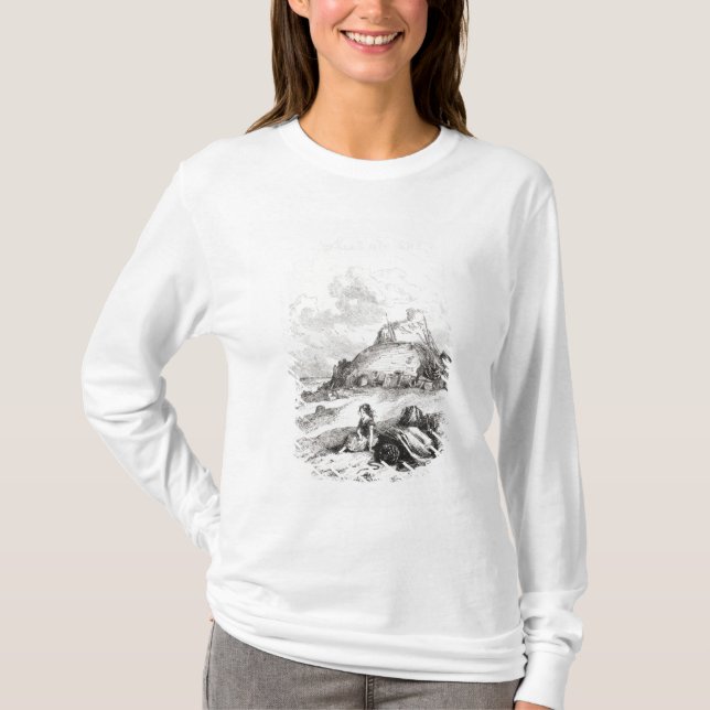 Camiseta Ilustracion de la página de título de 'David (Anverso)