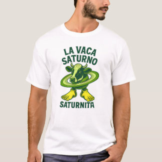 Camiseta Ilustración de La Vaca Saturno Saturnita