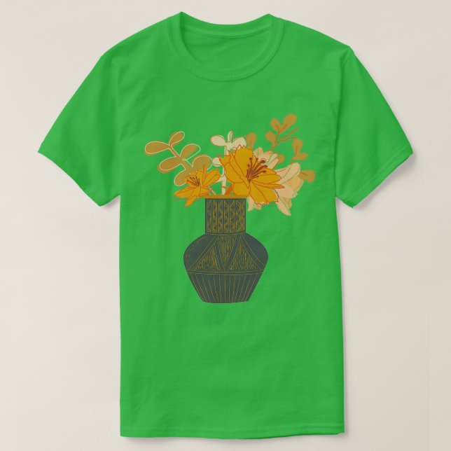 Camiseta Ilustracion de la vesícula de flores (Diseño del anverso)