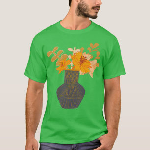 Camiseta Ilustracion de la vesícula de flores