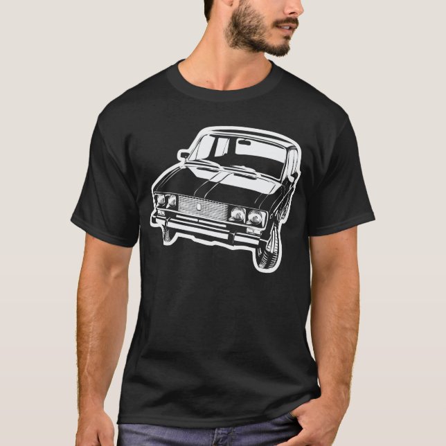 Camiseta Ilustracion de Lada 2106 (Anverso)