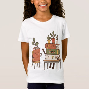 Camiseta Ilustración de libro "Estudiante Padre Planta" Ado