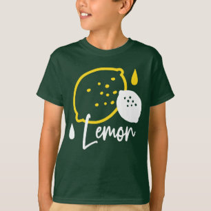Camiseta Ilustracion de limón abstracto - Arte de cítricos 