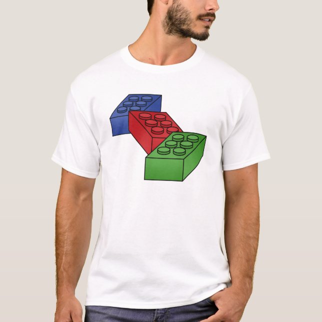 Camiseta Ilustracion de los bloques huecos (Anverso)
