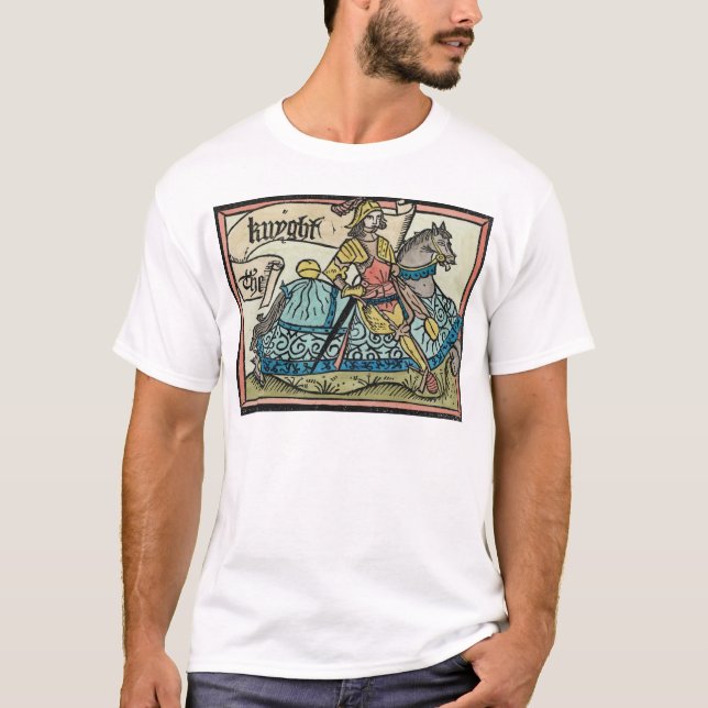 Camiseta Ilustracion "de los cuentos de Cantorbery (Anverso)