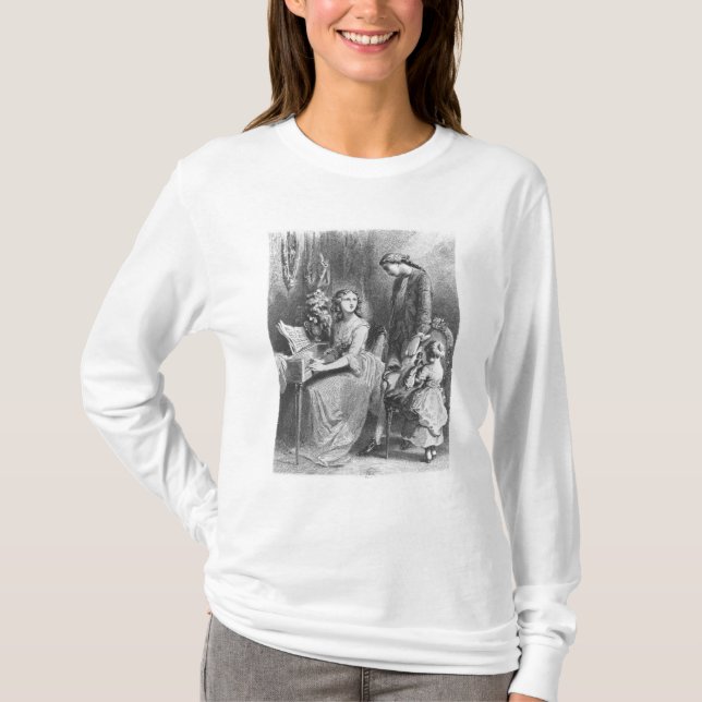 Camiseta Ilustracion 'de los dolores de Werther (Anverso)