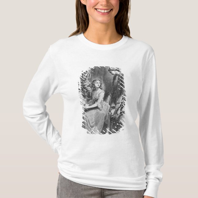 Camiseta Ilustracion 'de los dolores de Werther (Anverso)