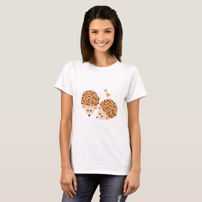 Camiseta Ilustracion de los erizos (Anverso completo)