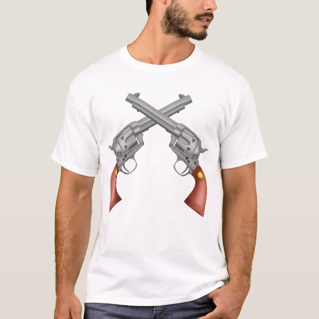 Camiseta Ilustración de los símbolos cruzados del viejo oes (Anverso)