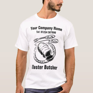 Camiseta Ilustración de Maestro Carnicero para Personalizar