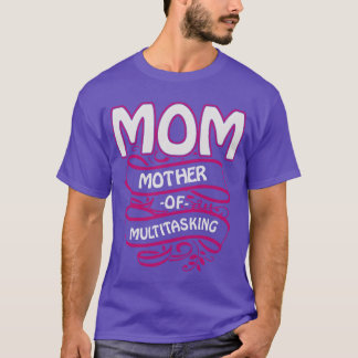 Camiseta Ilustracion de Mamá por retro de Día de la Madre