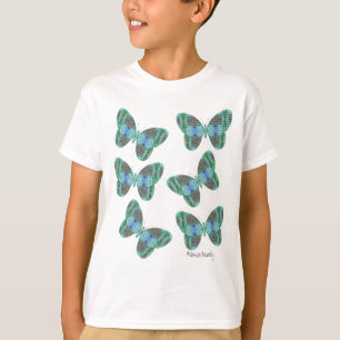 Camiseta Ilustracion de mariposa con joyas