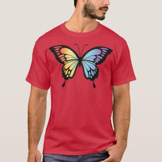 Camiseta Ilustracion de mariposa Diseño Ganancia detallada
