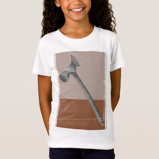 Camiseta Ilustracion de martillo de café (Anverso)