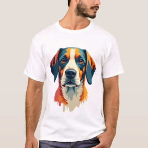 Camiseta Ilustración de mascota de estilo pop art retrato d