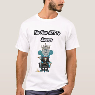 Camiseta Ilustración de Mono de Éxito
