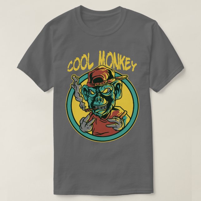Camiseta Ilustracion de mono de Guay (Diseño del anverso)