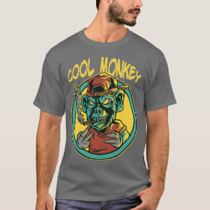 Camiseta Ilustracion de mono de Guay