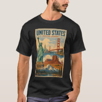 Ilustración de monumentos emblemáticos de Estados