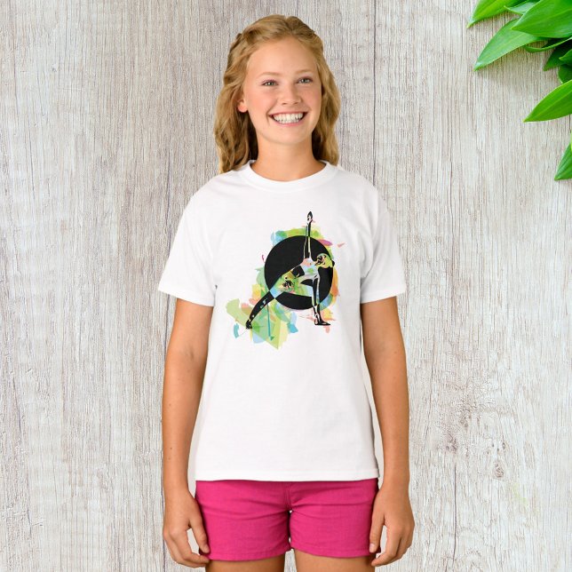 Camiseta Ilustración de mujer estirándose (Subido por el creador)