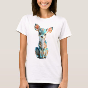 Camiseta Ilustración de mujeres caprichosas de ciervo y nar