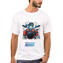 Ilustración de música de personaje de baterista az