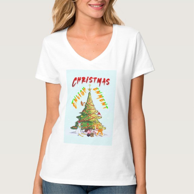 Camiseta Ilustración de navidades (Anverso)