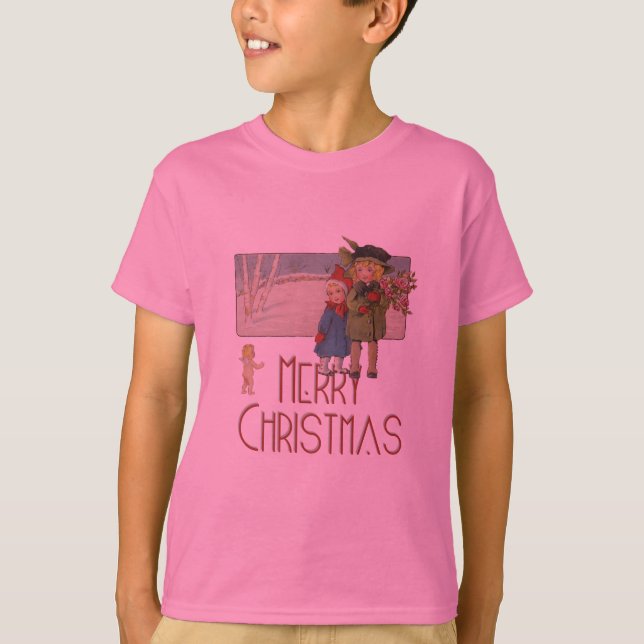 Camiseta Ilustracion de navidades de Antigüedades de 1920 (Anverso)