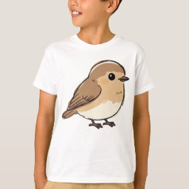 Camiseta Ilustración de pajarito gordito adorable - Pequeño