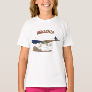 Camiseta Ilustracion de pájaro personalizado de pista diver