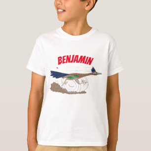 Camiseta Ilustracion de pájaro personalizado de pista diver