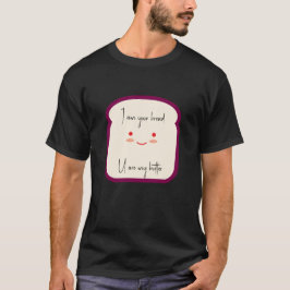 Camiseta Ilustracion de Pan y Mantequilla