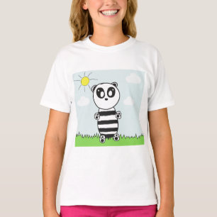 Camiseta Ilustración de Panda Adorable