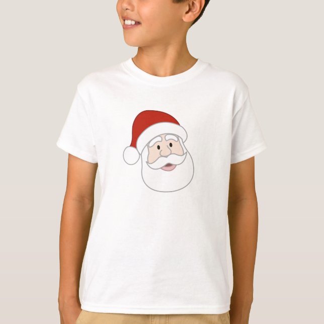 Camiseta Ilustracion de Papá Noel (Anverso)